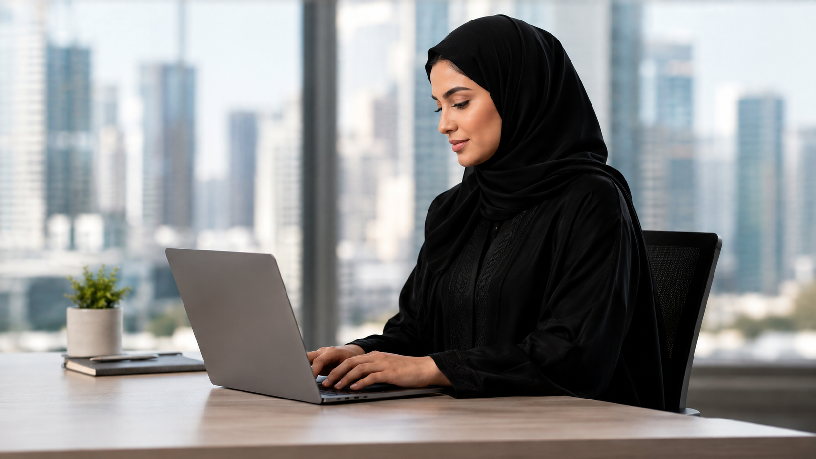 Emirati women in the city